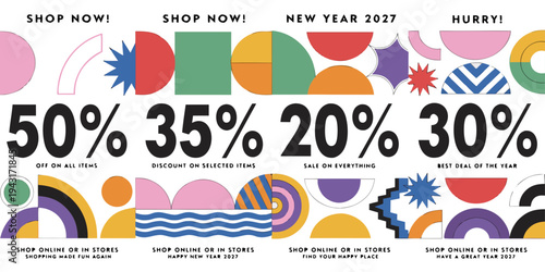 New Year 2027 Mega Sale – Save 20% to 50% on All Items, Selected Deals & New Year Specials | Shop Online or In‑Store