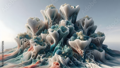 coral reef in the sea