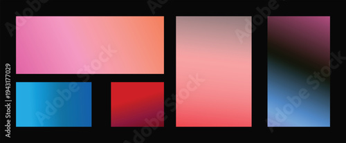 abstract gradient background.Beautiful Sunset gradient.Colorful red and blue sunrise gradient noisy grain background texture.