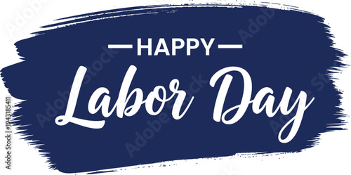 Happy labor day celebration greeting card
