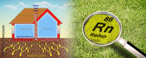 Fotografie How to protect your home from radon gas with a polyethylene membrane barrier and