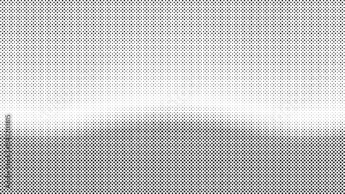 Pop Art Halftone Dots Pattern Texture Abstract Black White Gradient Background