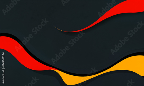 dark minimalist modern back...