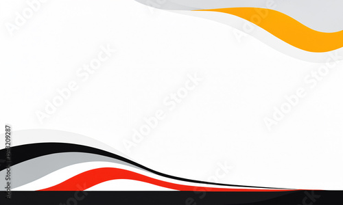 clean white empty layout te...