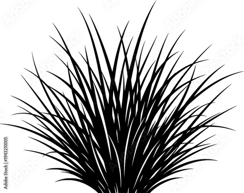 A thick tuft of grass or a section of a lawn, symbolizing nature, ecology, and spring renewal.
