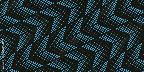 Seamless halftone hexagon shape dot pattern vector, Geometric Halftone Abstract pattern for Fabric and textile printing, sport jersey texture, wrapping paper, backdrops and packaging