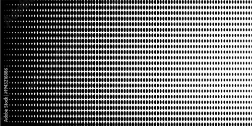 Grunge halftone gradient background. Faded grit noise texture. White and black sand wallpaper. Retro pixelated backdrop. Anime or manga style comic overlay.