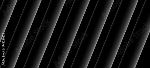 Abstract black and white background with spikes and zigzag line pattern