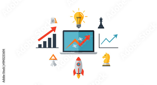 Business Growth Strategy and Innovation Concepts