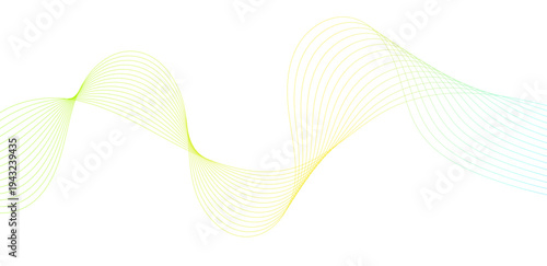 Abstract Colorful Wave Pattern, Dynamic Flowing Gradient Background for Creative Design.