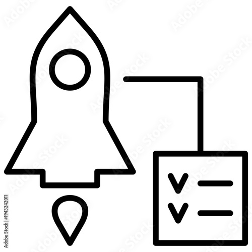 Minimum Viable Product outline icon