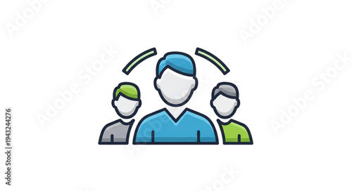 Group of Diverse People Engaged in Conversation.