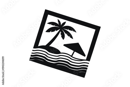 Nostalgic Vacation Postcard Illustration Set Featuring Retro Travel Graphics