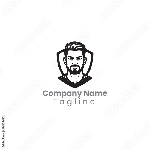 a stylized purple mascot logo depicting a bearded man with sharp features and glowing green eyes, often used for esports or gaming profiles.