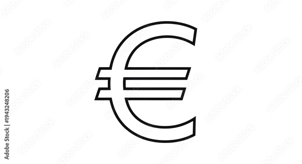 Obraz premium Euro currency symbol representing the european union monetary unit