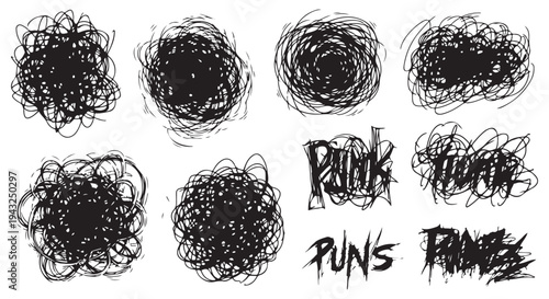Evolution of a graffiti tag from abstract scribbles to recognizable words