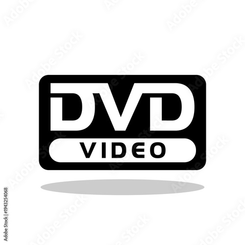 DVD Video icon with shadow