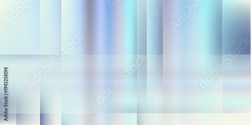 Light blue texture. Iridescent glass effect. Rainbow soft gradient. Glasswork effect digital paper.Vector illustration