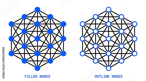 Blue Star of David Jewish holiday symbol featuring a 3d vector star shape with a network connection design and circular technology pattern on a white background element