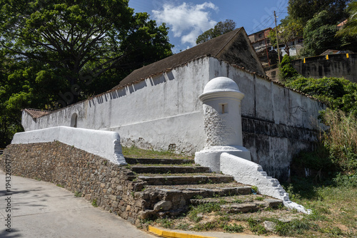 Colonial-era weapons depot at the El Vigía fort in La Guaira, Venezuela