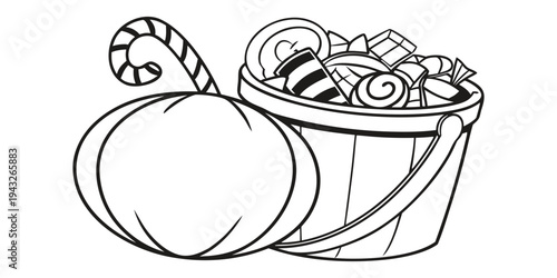 A basket filled with various fruits and vegetables including apples, grapes, and bananas