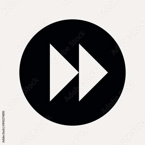 Minimalist fast forward icon element vector Free Download Minimalist fast forward icon element vector - GFXLoad