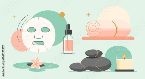 Spa day essentials skincare relaxation and well being elements