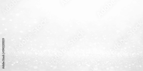 Abstract white snow background featuring a frost texture and crystal snowflake patterns on a cold winter surface for a light Christmas season wallpaper design