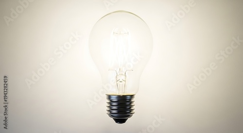 light bulb on black