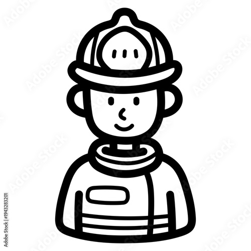 firefighter illustration