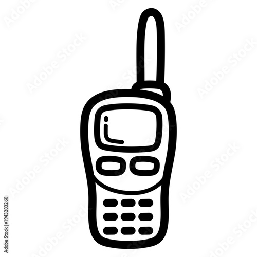 walkie talkie illustration