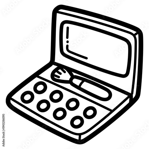 make up illustration