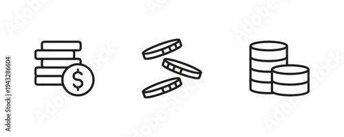 Various financial icons for business and finance concepts