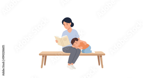 Mother and daughter cooking together in the kitchen