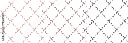 Elegant geometric lattice pattern background. Minimal ornamental line design with repeating trellis motif. Seamless vector surface suitable for wallpaper, textile print, packaging, and decorative desi