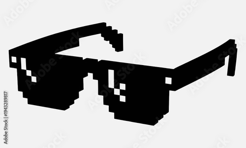 Canvastavla Pixel glasses