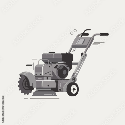 Modern Industrial Edger Machine For Landscape Maintenance And Construction Work