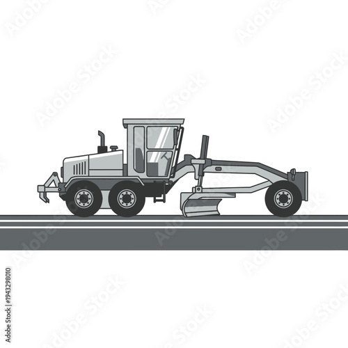 Modern Motor Grader Machine Equipment For Road Construction Projects
