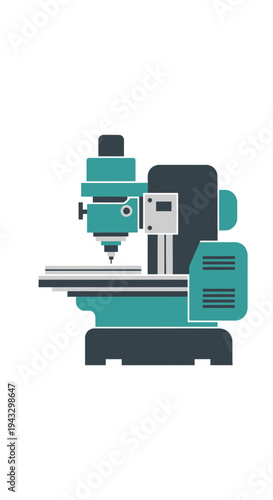 Modern Precision Milling Machine Industrial Manufacturing Technology