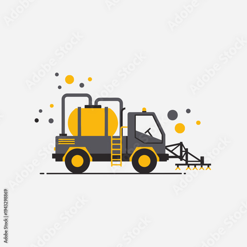 Modern Specialized Agricultural Sprayer Vehicle For Crop Treatment