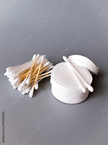 cotton pads and cotton buds, cotton products, cosmetic accessories, beauty and health