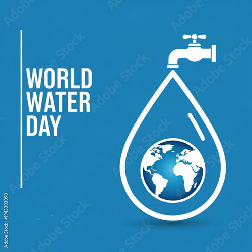 world water day card
