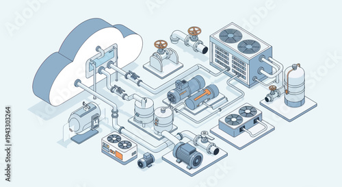 Industrial Equipment and Cloud Technology Integration.