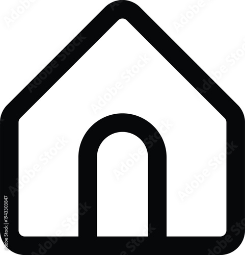 house icon on white background