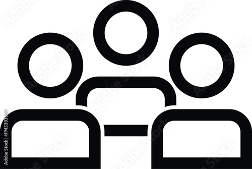vector illustration of a black and white icon