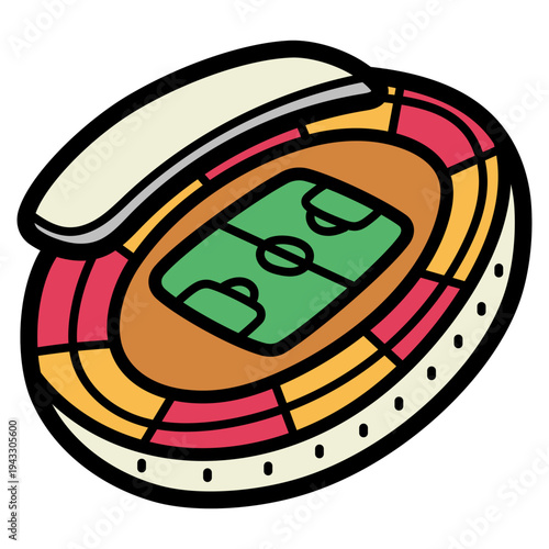 stadium illustration