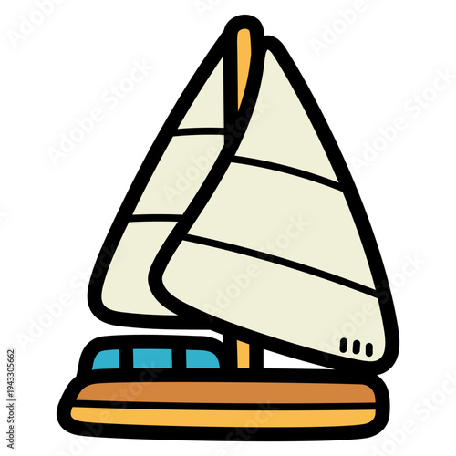 yacht illustration