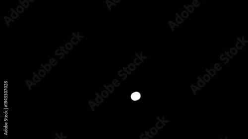 Simple loading circle animation on a transparent background, circle loading icon, waiting for download, circle loading with alpha channel in 4k