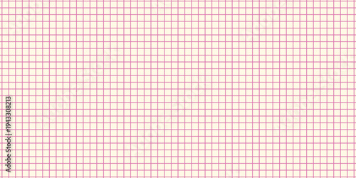 Grid paper. Lined sheet of abstract squared background with color graph. Geometric pattern for school, wallpaper, textures, notebook. Checkered blank on white background.