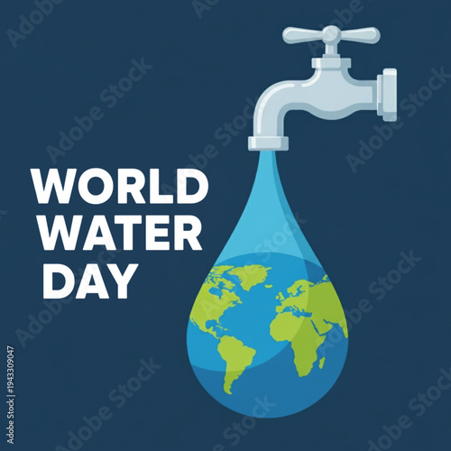 world water day card